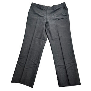 Tailor's Bench Mens Grey Trousers Dress Pants 38W